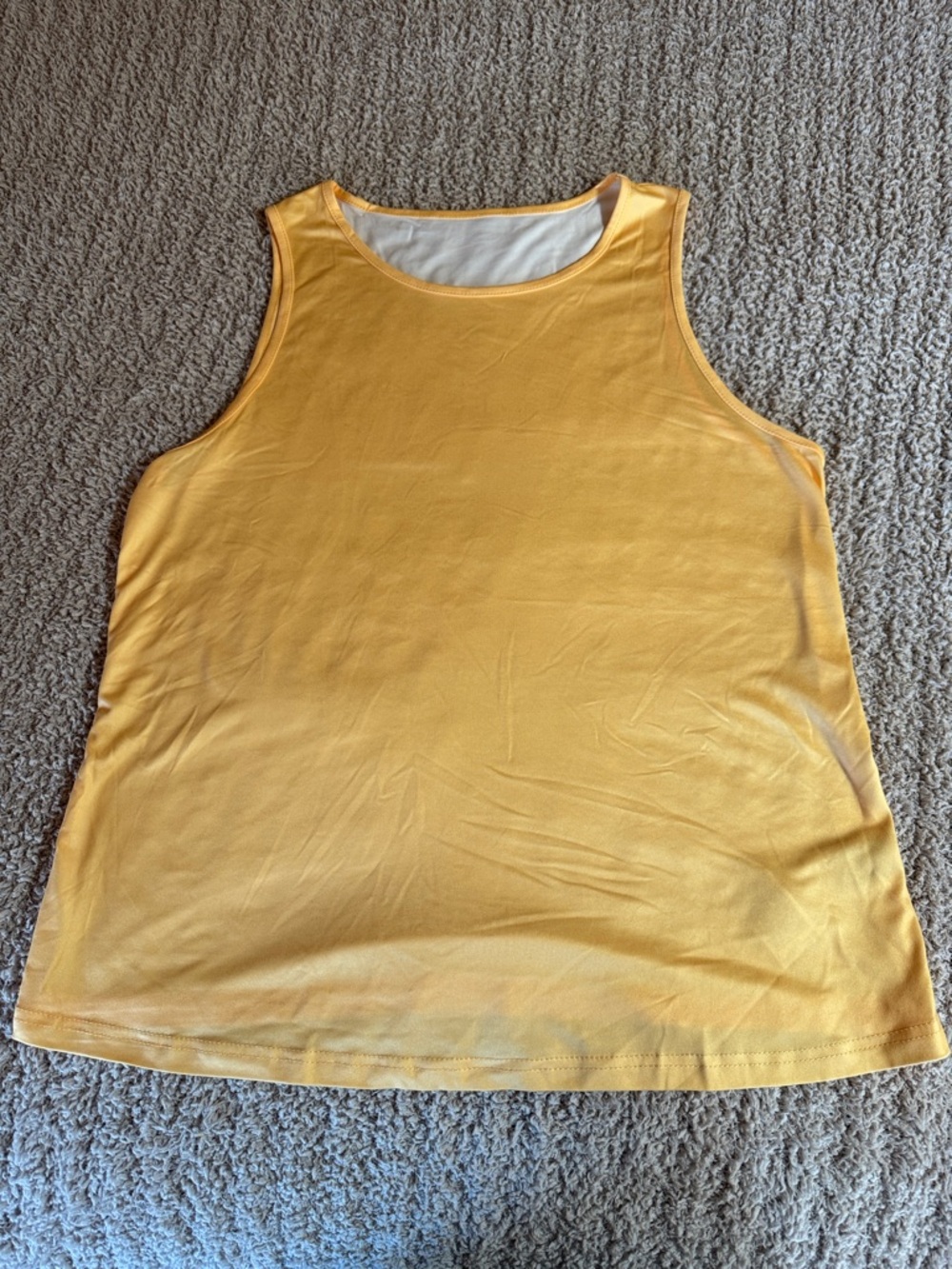 SHEIN Bright Yellow Sleeveless Tank